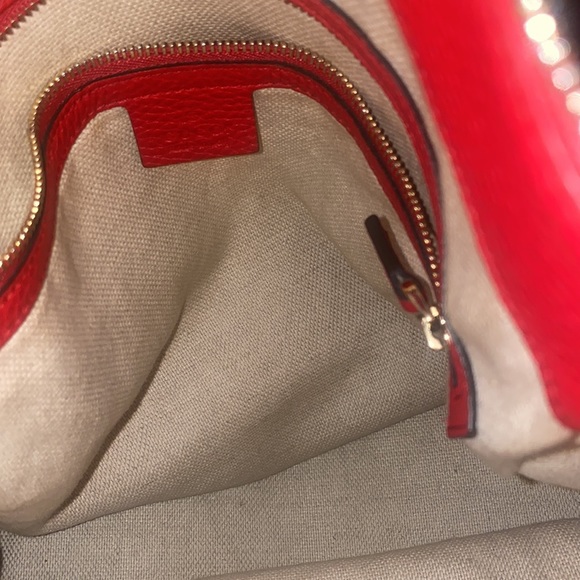 Gucci Large Red Soho Bag 100% Authentic!!! - Picture 7 of 11